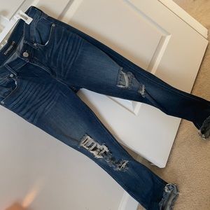 Express ankle high jeans